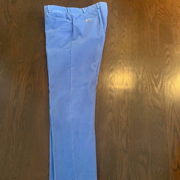 INCOTEX Men's corduroy blue pant - Picture 8 of 13